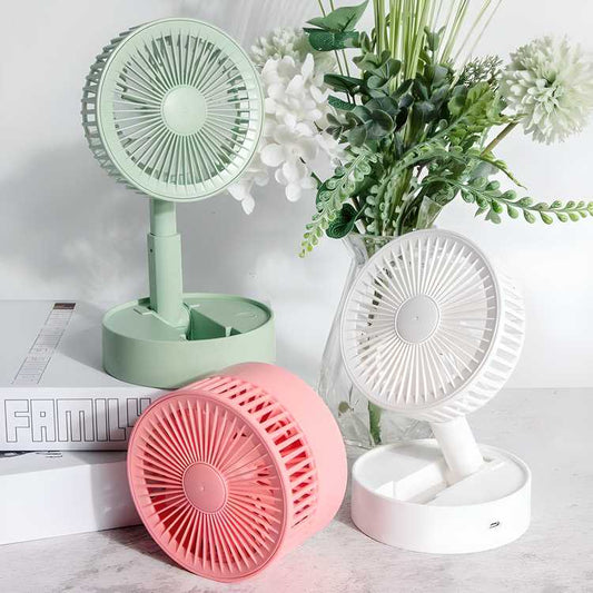 CoolBreeze DuoCharge AC/DC Table & Wall Fan